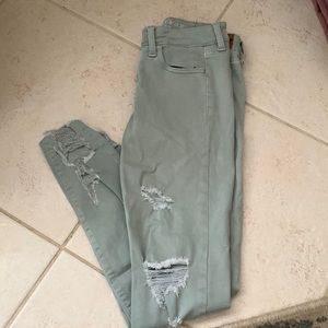 Sage green American Eagle jeans